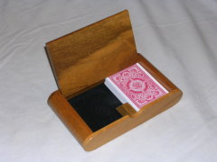 Copag wooden playing card box image