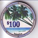 Coconut Tree poker chip image