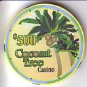 Coconut Tree poker chip image