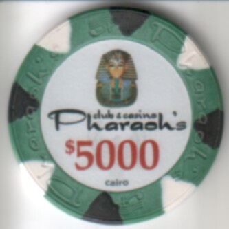 Pharaoh's Club poker chip