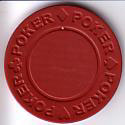 Poker Suited poker chip with no metal insert